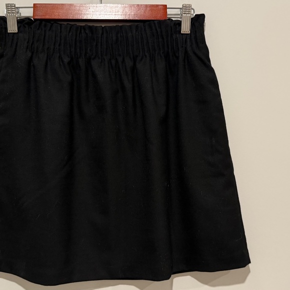 JCrew black wool mini skirt - Picture 2 of 3